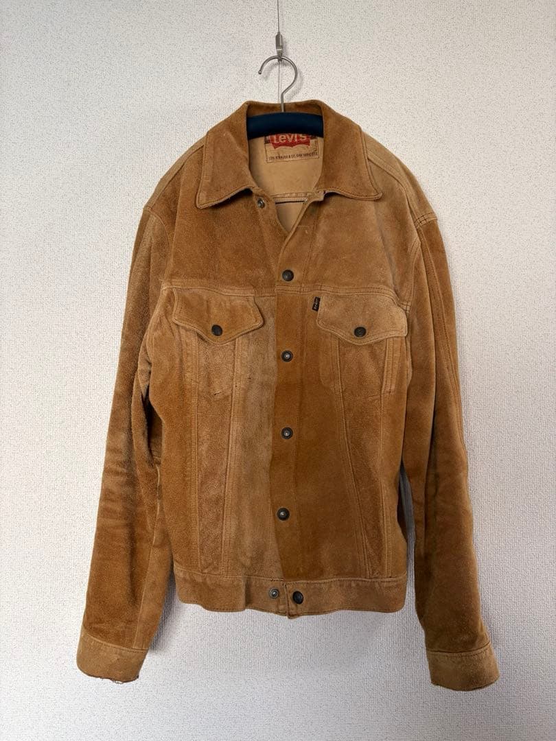 60's ヴィンテージLevi'sリーバイス3rd タイプスエードジャケット