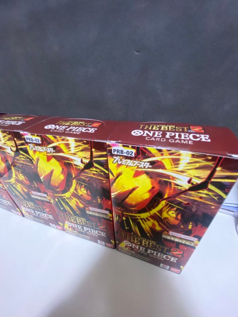 ワンピースカード ザベスト2 新品未開封 PRB-02 4BOX - メルカリ