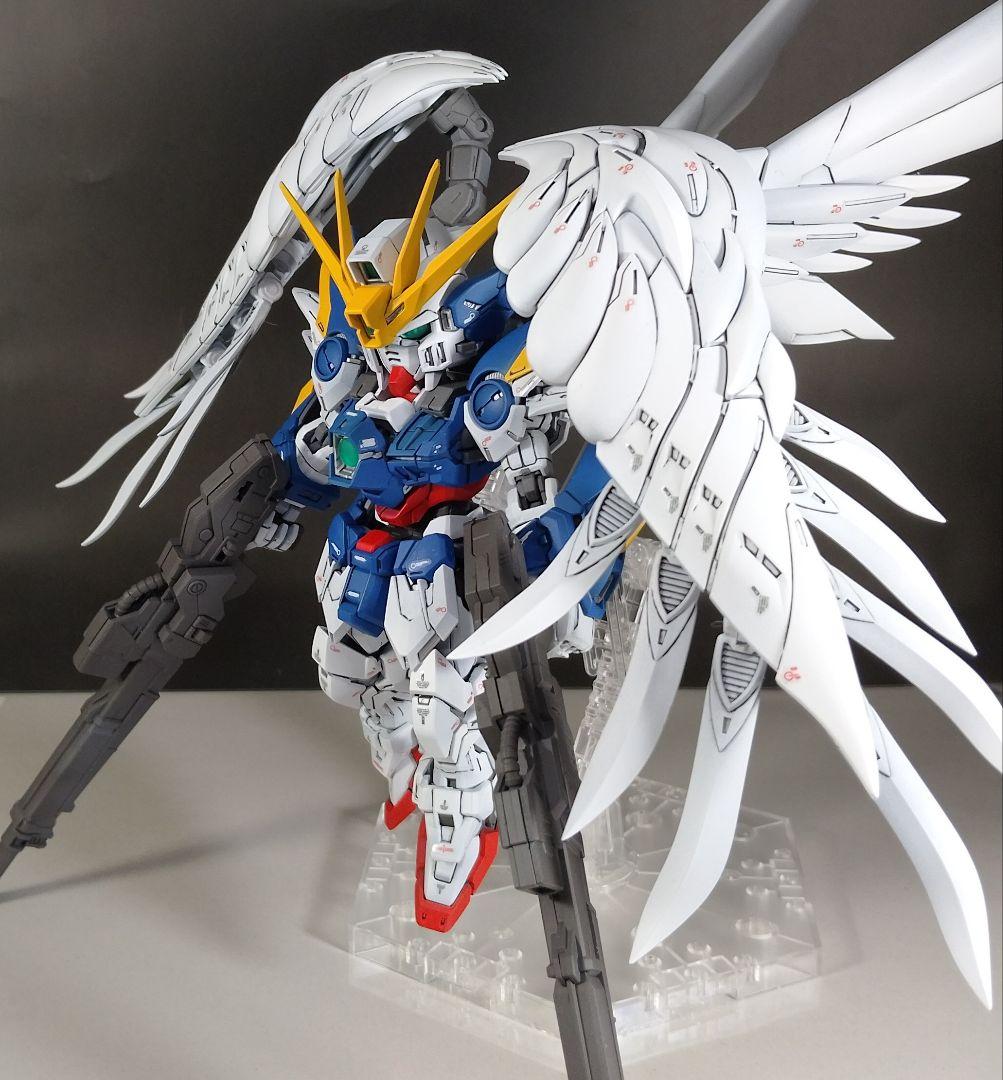 MGSD ウイングガンダムゼロ EW 改修 全塗装 完成品