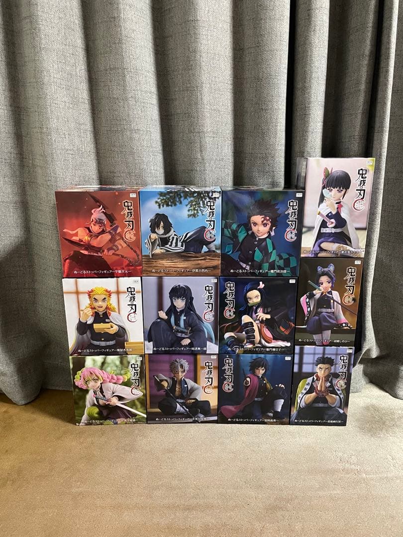 鬼滅の刃　ぬーどるストッパーフィギュア　12体　まとめ売り