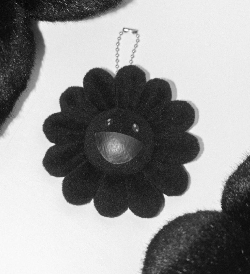 ☆ラスト1個☆ 村上隆 オールブラック フラワー キーチェーン
