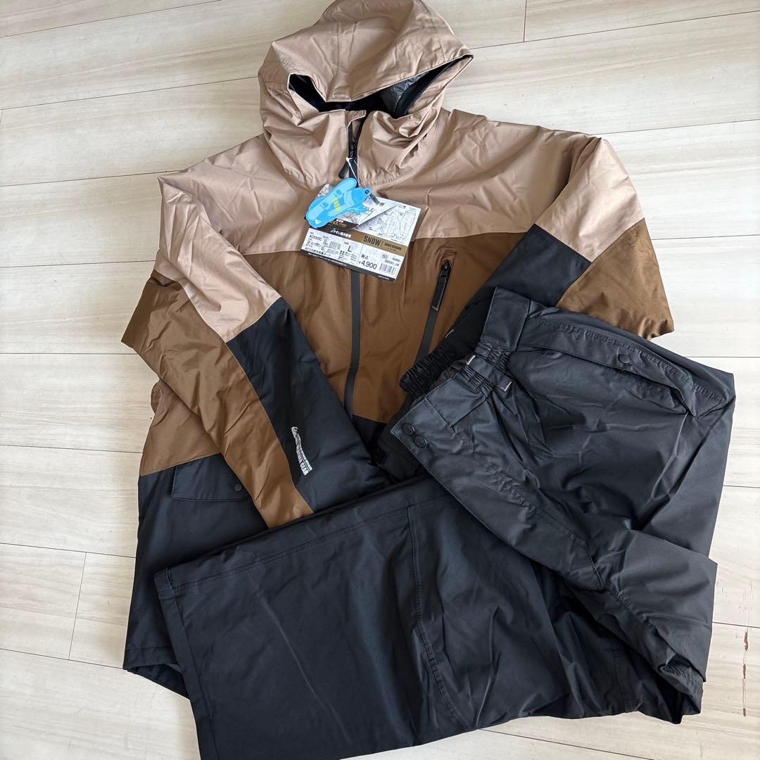 ワークマン イージス 防水防寒スーツ L スノーブラウン 2025モデル