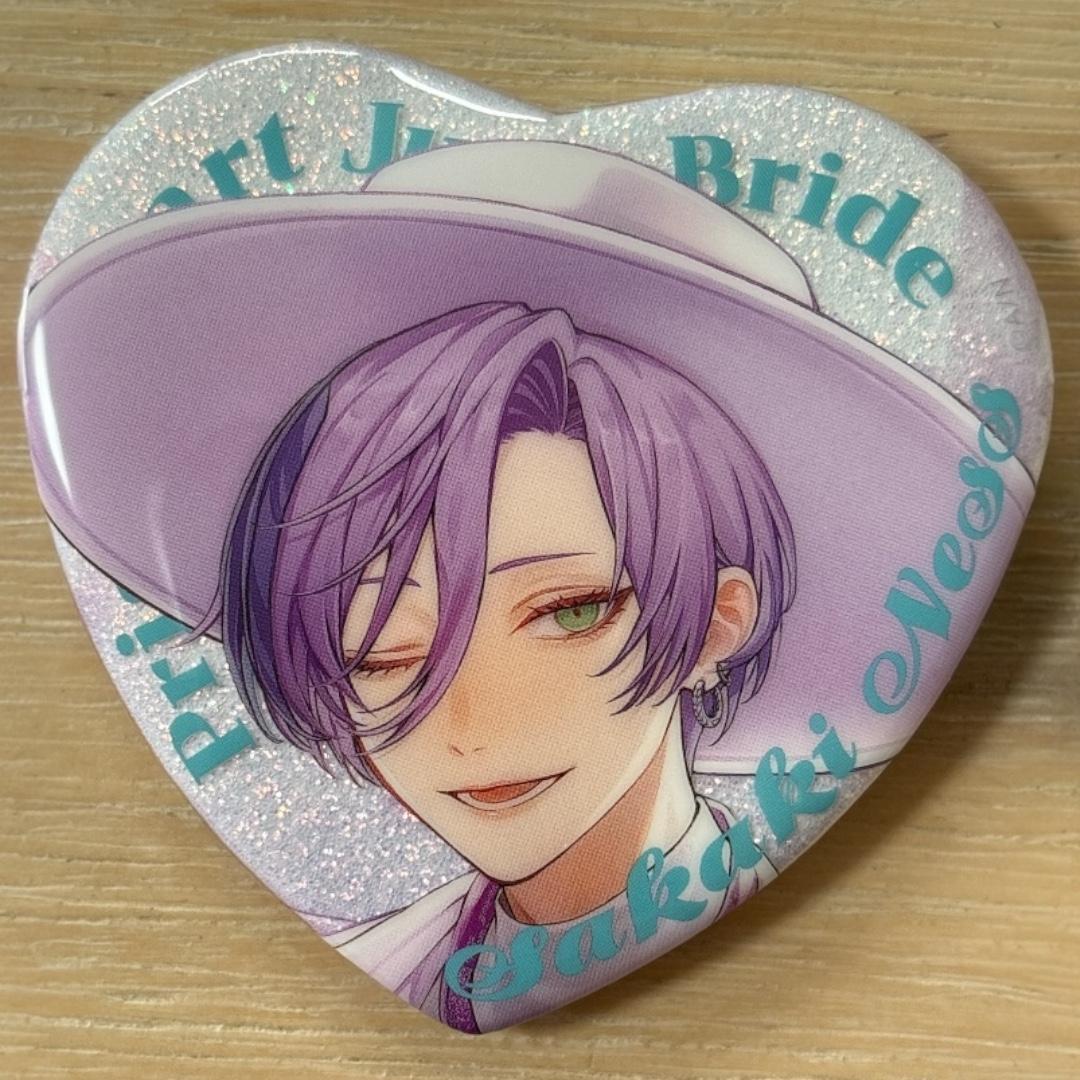 小柳ロウ June Brideにじさんじ ハート型 缶バッジ12個②