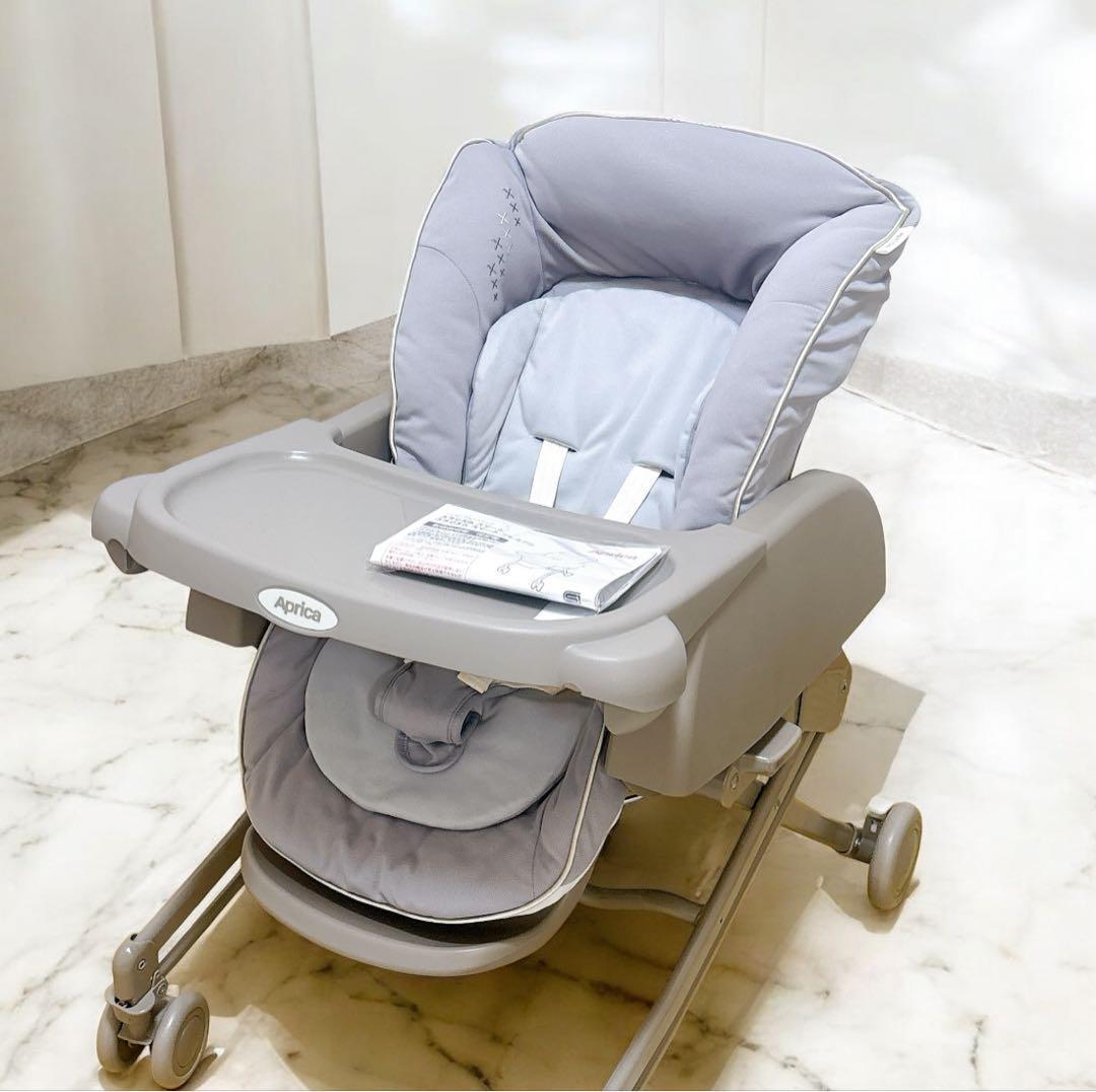 【美品】アップリカ ハイローチェア ユラリズム スマート Be LIMITED アップリカ ユラリズム スマート プレミアム ウイズ ラブ（BE） 手動