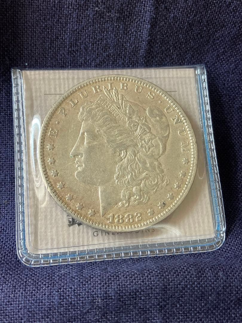 モルガンダラー銀貨　1882年 アメリカ銀貨 アメリカ 1882年（S）1ドル銀貨 モルガンダラー PCGS MS66 - セキグチ