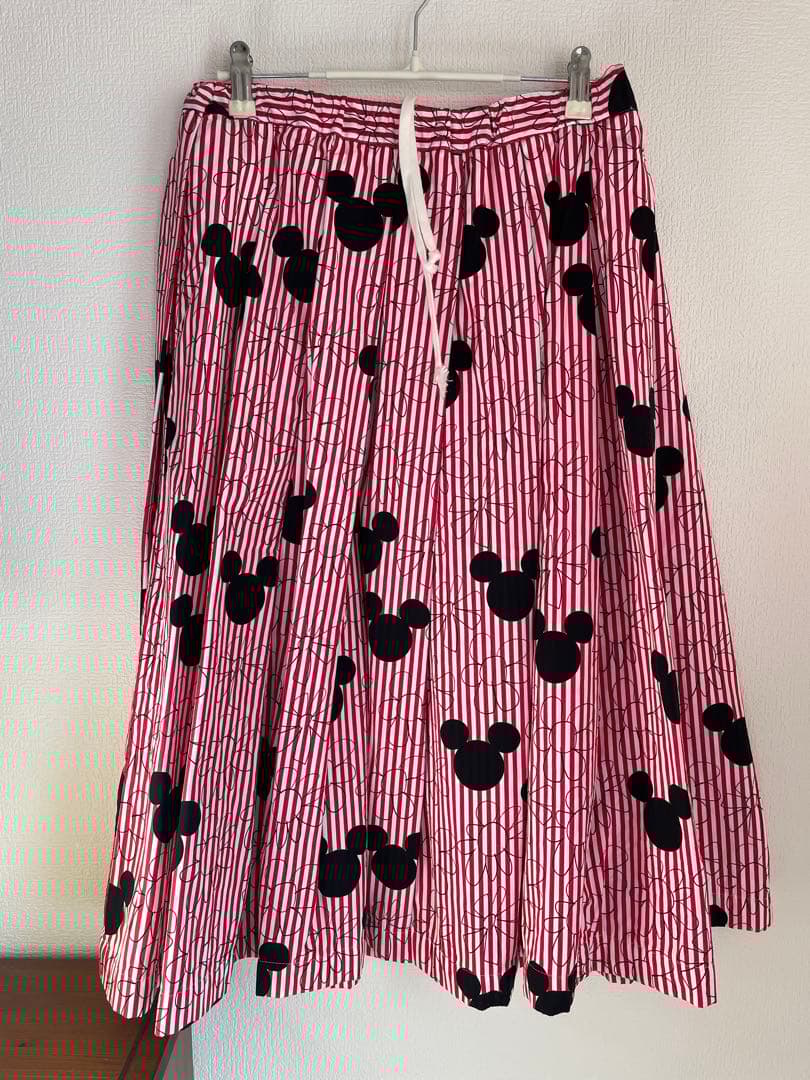 コムデギャルソンガール ディズニー ミッキーマウス　スカート ストライプ