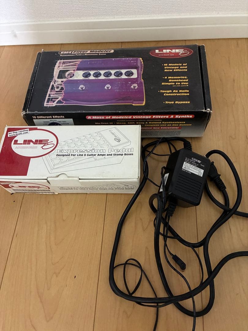 Line6 FM4 Filter Modeler、EPペダル、アダプターのセット