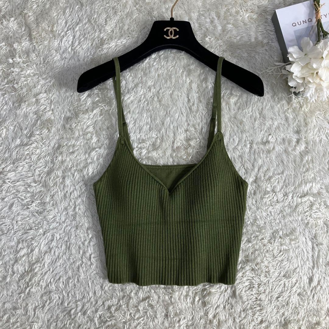 Ameri vintage BUSTIER PATTERN KNIT - メルカリ