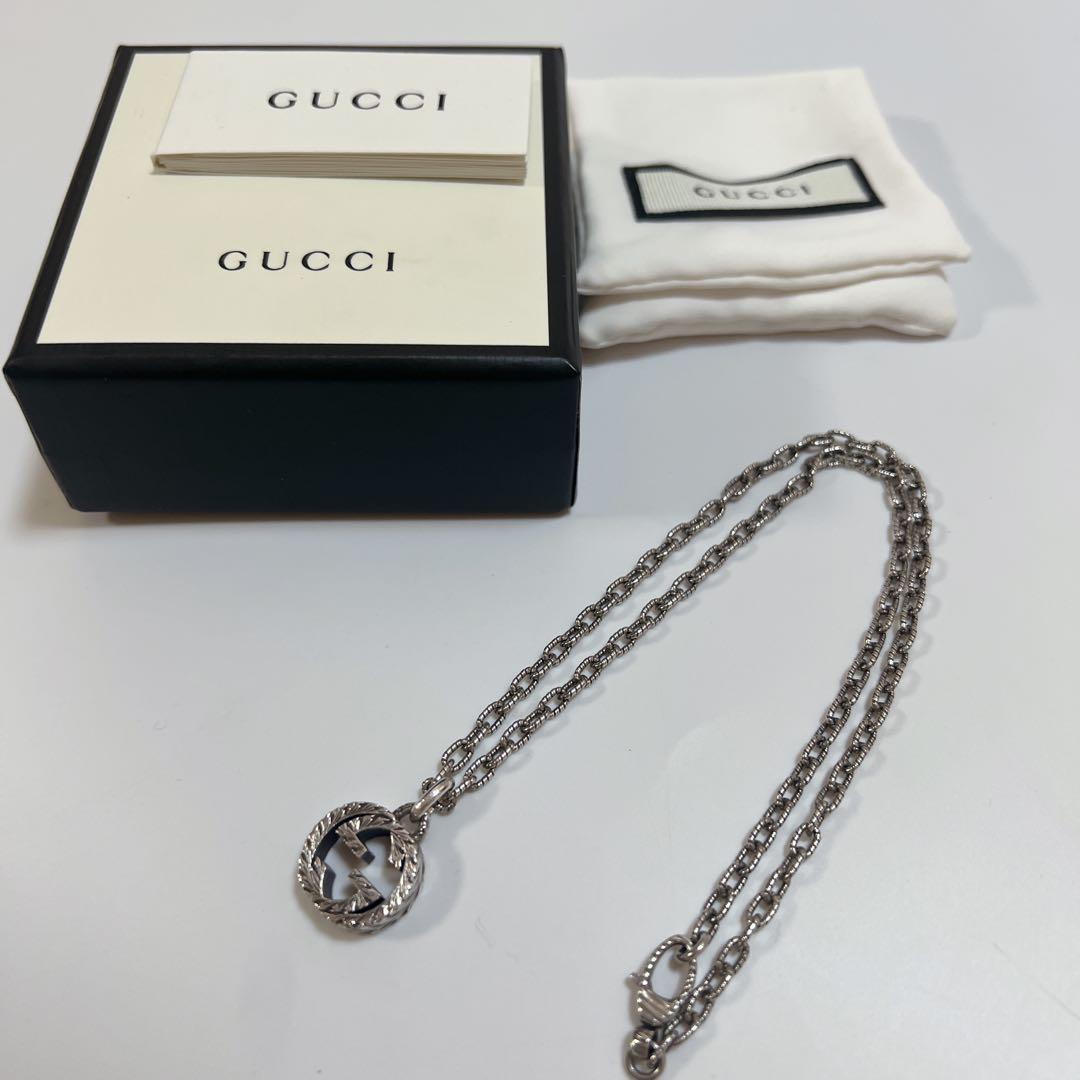 《一級品✨極美品》GUCCI ネックレス インターロッキング アラベスク ラージ