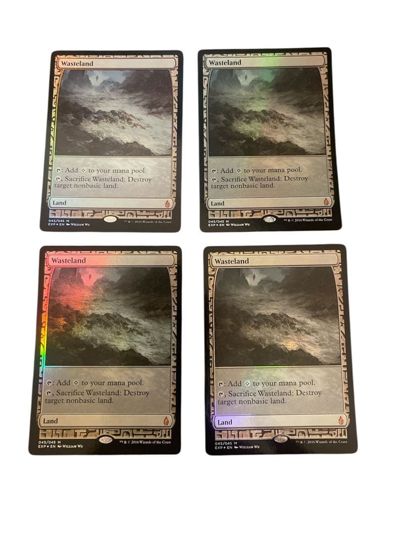 【英語Foil】不毛の大地/Wasteland エクスペディション 特価4枚