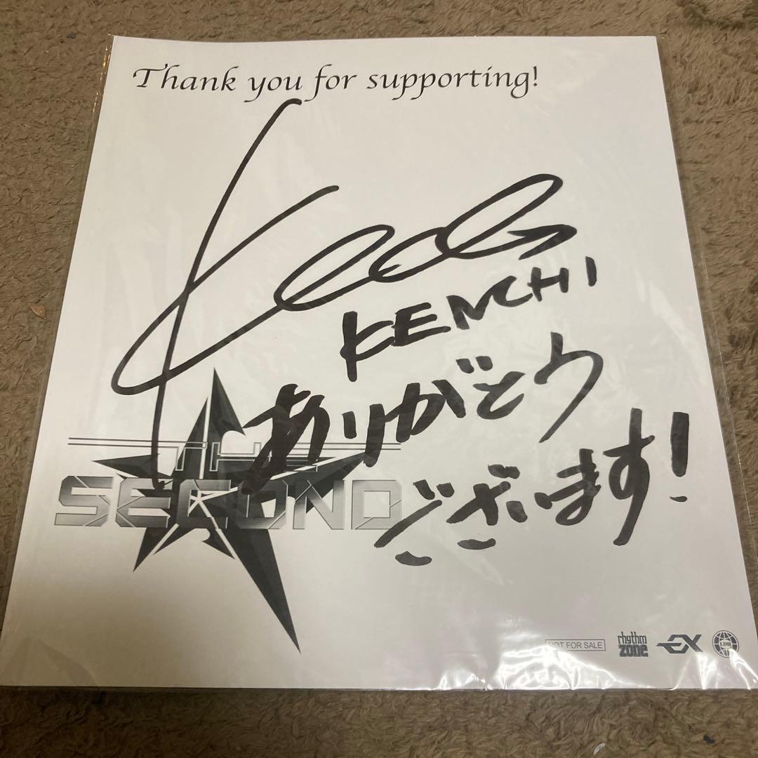 EXILE THE SECOND 橘ケンチ 直筆サイン入り色紙 - メルカリ