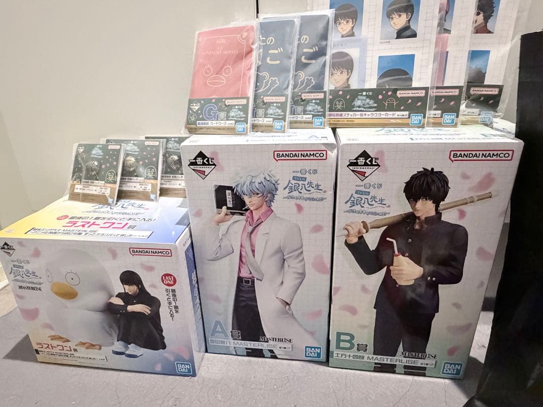 銀魂　一番くじ　銀八先生　A B ラストワンF賞3つ下位賞おまけ 一番くじ 銀魂 3年Z組銀八先生 ラストワン賞 桂&エリザベス フィギュア