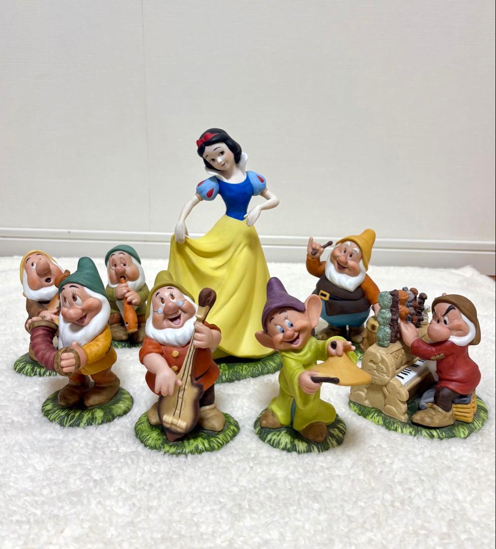 【希少】 白雪姫 7人の小人　加藤工芸　陶器　置物　ガーデンオーナメント　白雪姫 希少】 白雪姫 7人の小人 加藤工芸 陶器 置物 ガーデンオーナメント
