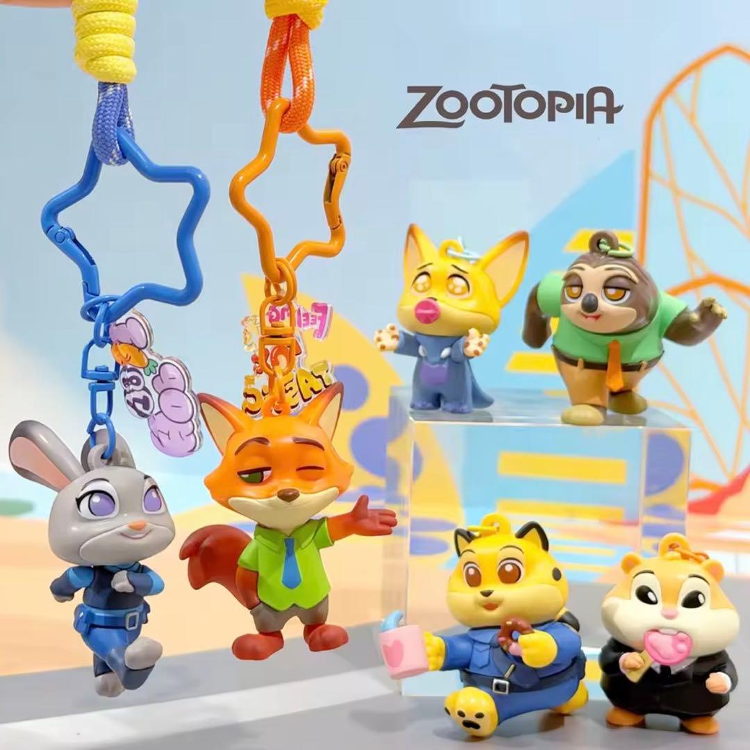 大人気❣️Disney ズートピア キャラクター キーホルダー 6点セット