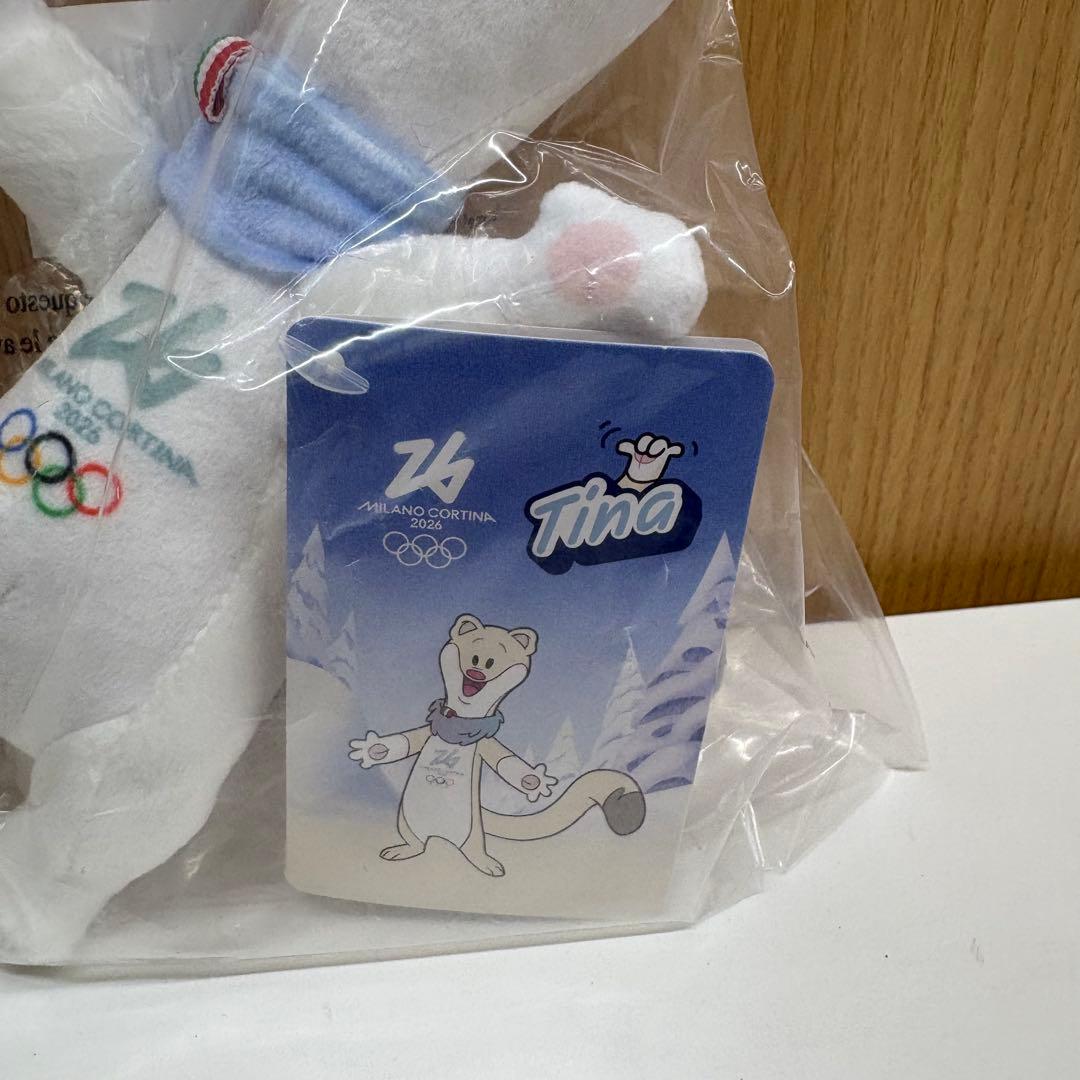 新品】Tina ぬいぐるみ マスコット ミラノ・コルティナ 2026 - メルカリ