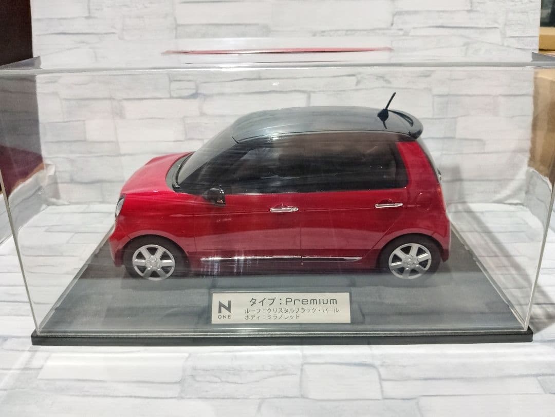 はる　1/12 ホンダ N-one　ミニカー　ブラック×ミラノレッド