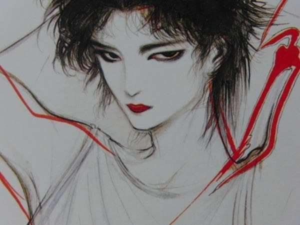 天野喜孝【キマイラ】希少画集画、状態良好、人気作家 、人物画、新品