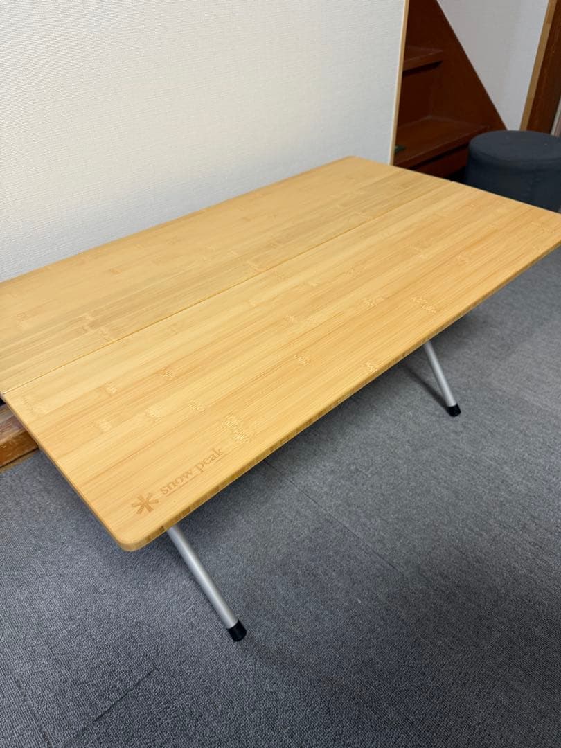 【 peak】ワンアクションローテーブル snow peak（スノーピーク） ワンアクションローテーブル竹 2025 春夏