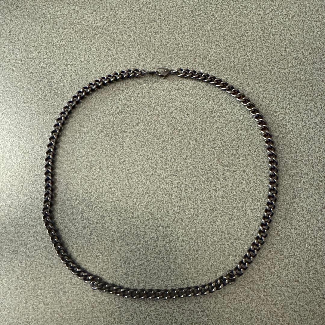 ファイテン(phiten) 炭化チタンチェーンネックレス 45cm 純チタン採用