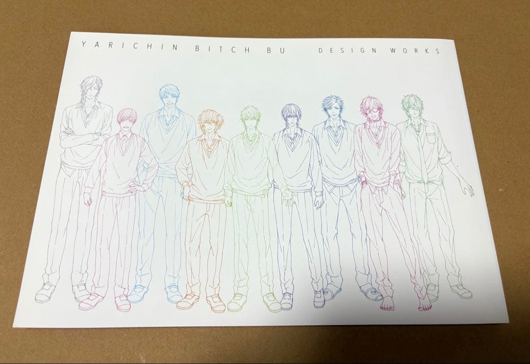 ヤリチンビッチ部 ヤリ部 アニメーションアートブック デザイン