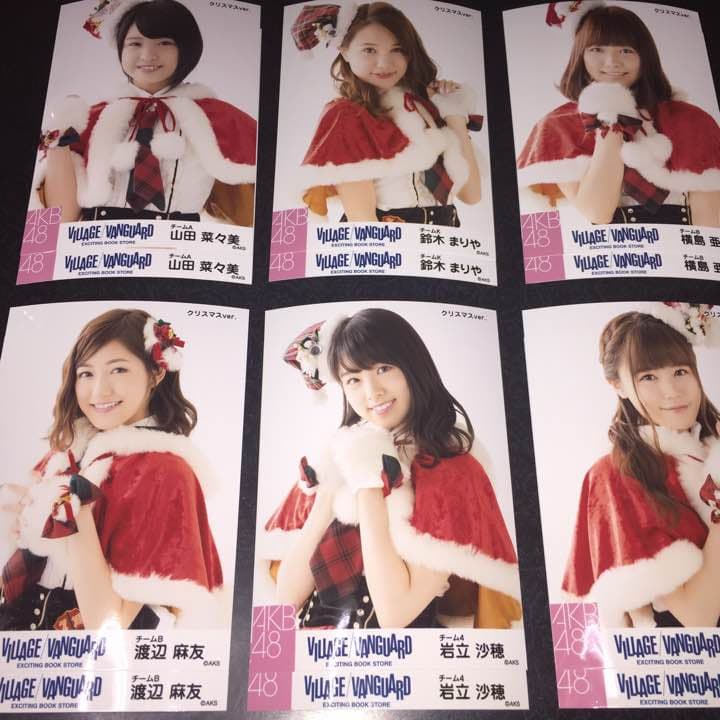 AKB48 ヴィレッジヴァンガード クリスマス ver. 生写真 2種コンプ AKB48×ヴィレッジヴァンガード】【推しがヴィレヴァン店員に