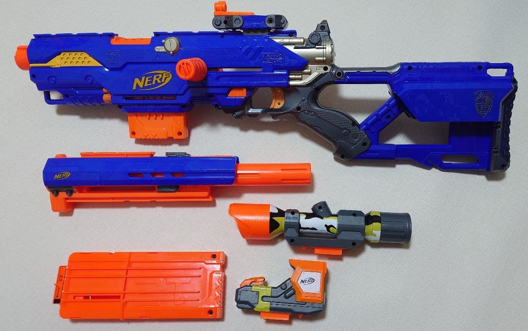 NERF ナーフ N-Strike ロングストライク N Amazon.co.jp: Nerf N-Strike Longshot CS-6 : おもちゃ