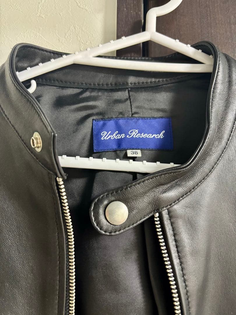 URBAN RESEARCH シングルライダースジャケット/38/レザー - メルカリ