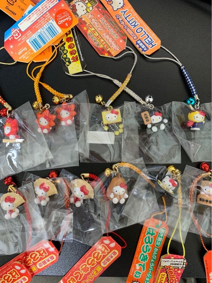 ハローキティ 根付 食べ物シリーズ 12点セット