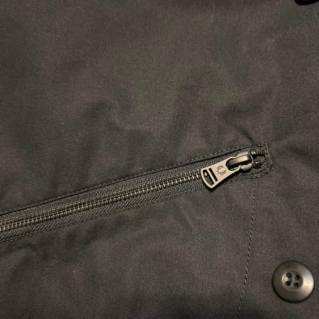 専用‼️FRED PERRY フリースボア ブラック ジャケット M デッキ - メルカリ