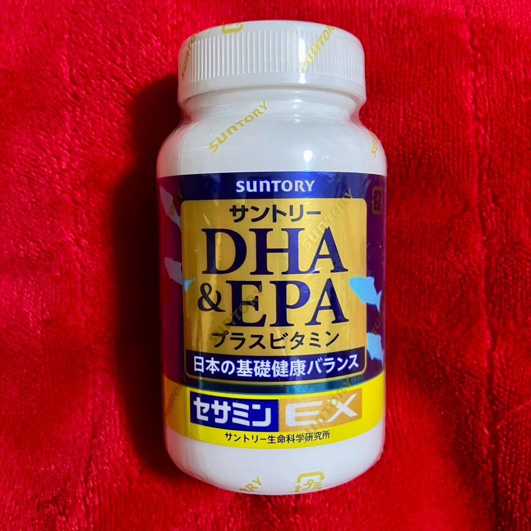 新品】サントリー DHA & EPA プラスビタミン 240粒 セサミン EX - メルカリ