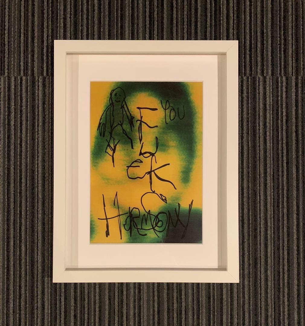 真作 HARMONY KORINE ハーモニーコリン 直筆原画 絵画 サイン入 サイン入り‼️ Chloe Sevigny Harmony Korine KIDS - メルカリ