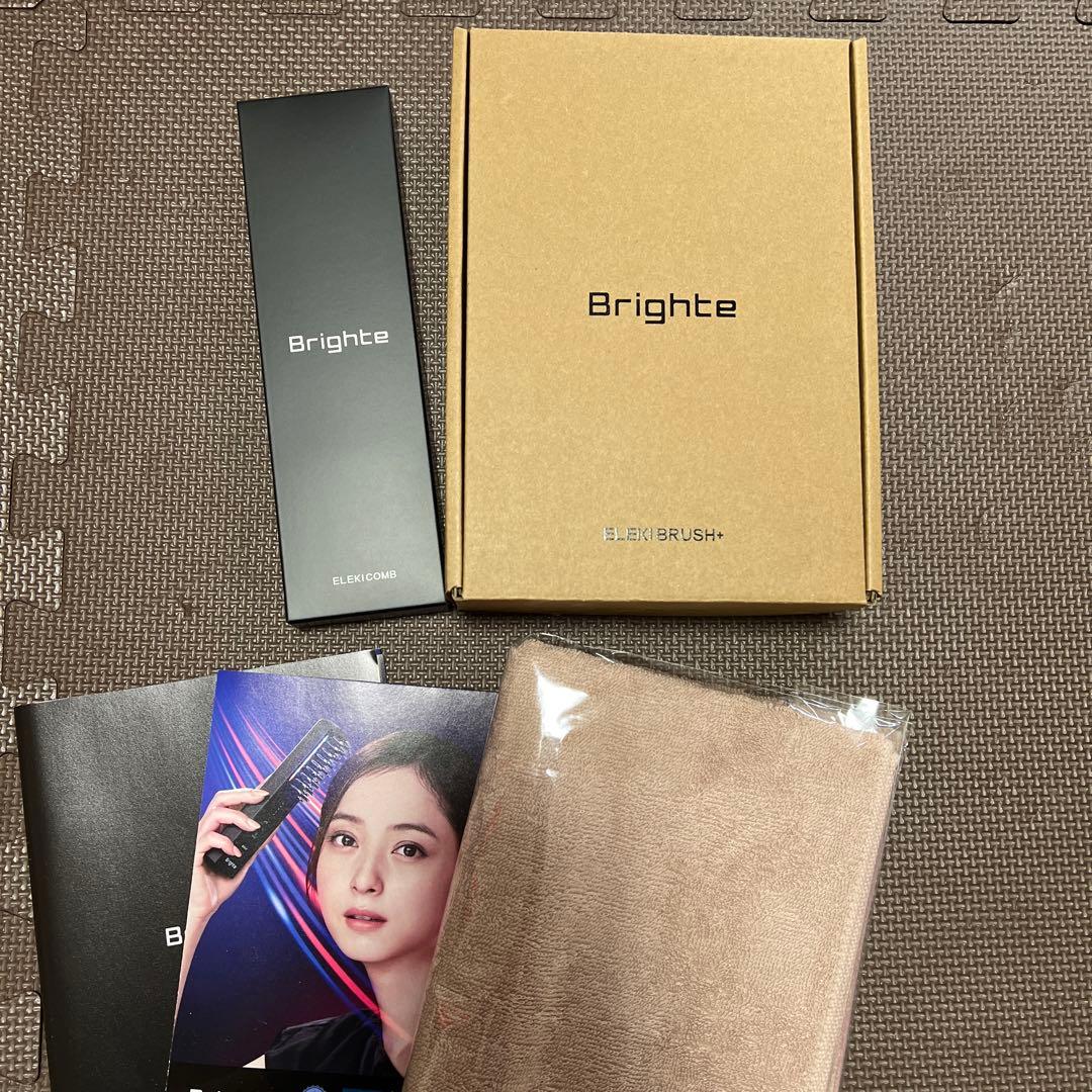 Brighte ELEKI BRUSH 限定ピンク美顔器 エレキコーム おまけ付 - メルカリ