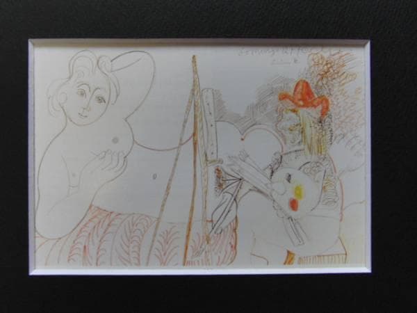 Pablo Picasso、 LE PEINTRE ETSON MODELE