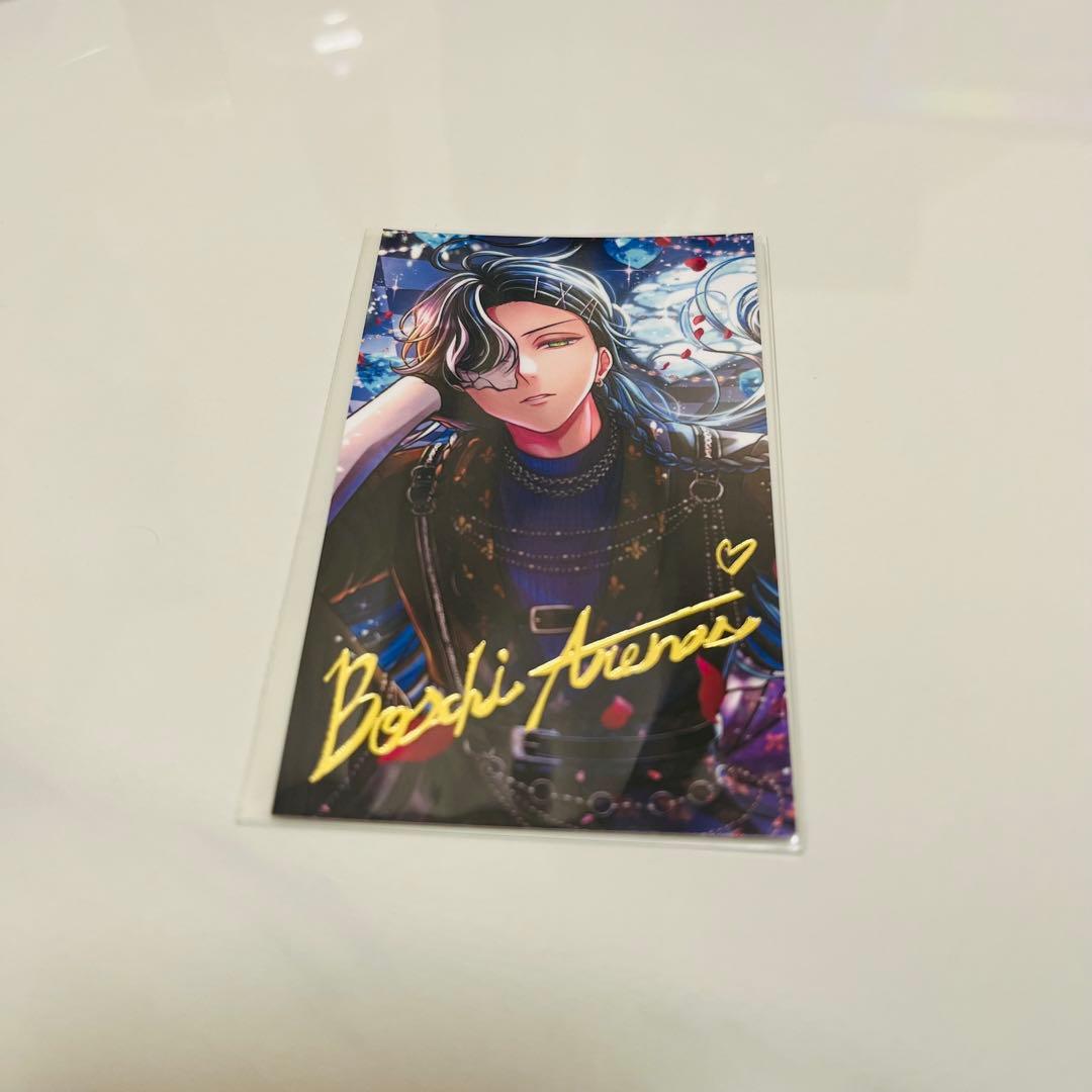 あくねこ　バレンタイントレカ風カード　ボスキ　箔押し