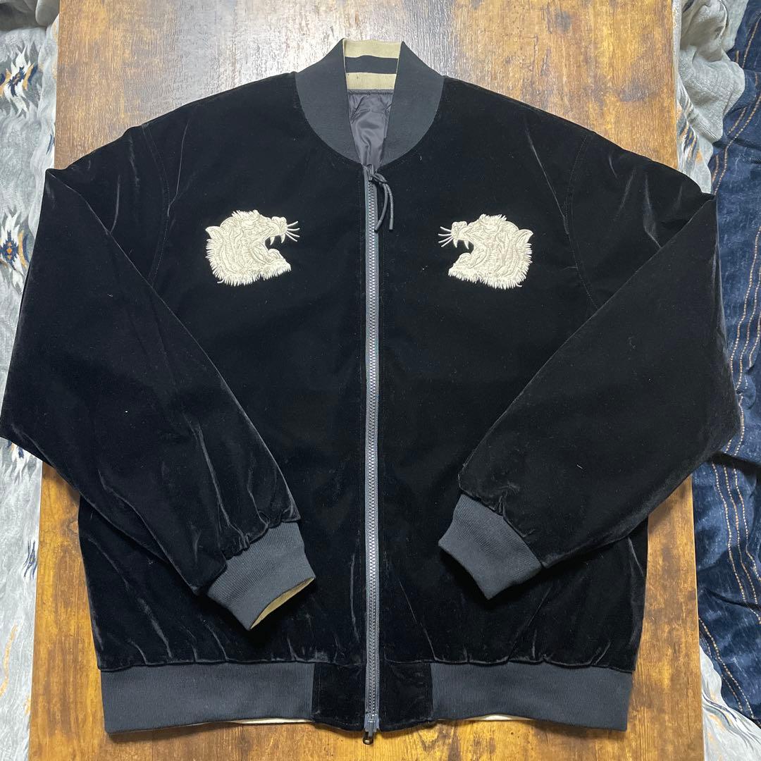 タイオン　ジャパンスペシャル リバーシブル スカジャン ダウンジャケット