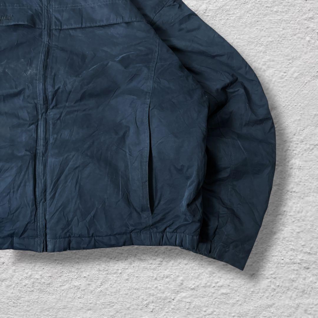 コロンビアウォームアップジャケット90s古着vintageシェルドシンチラ紺
