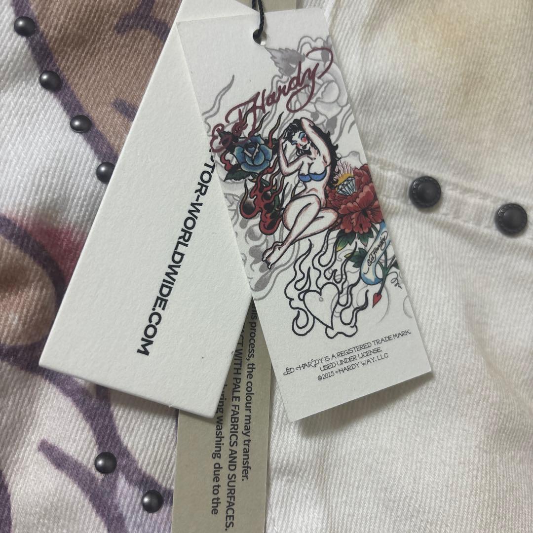 Scalptor × Ed Hardy Cracked Angel Denim - メルカリ