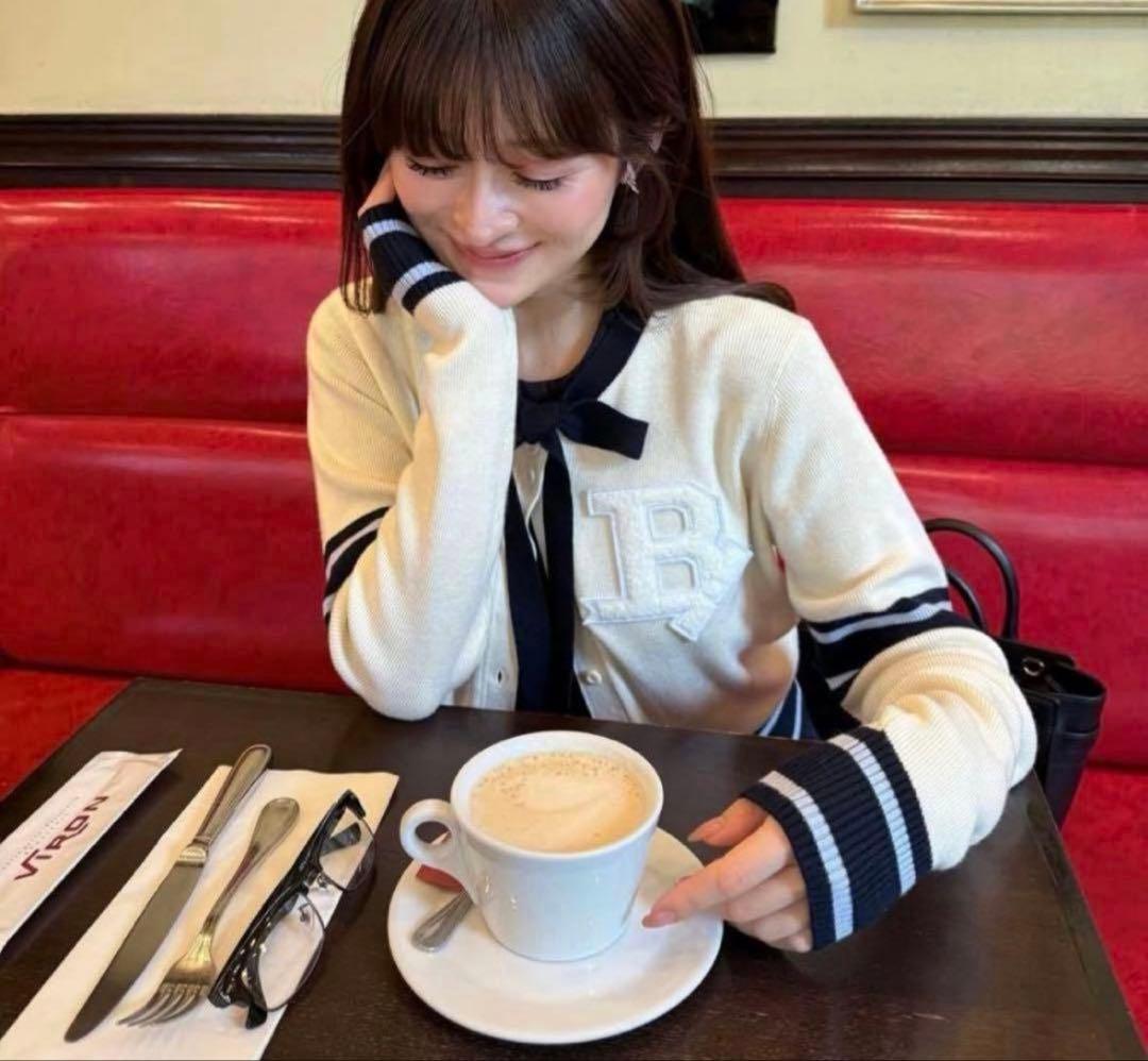 bibiy B. CLUB TIE CARDIGAN 新品即発送