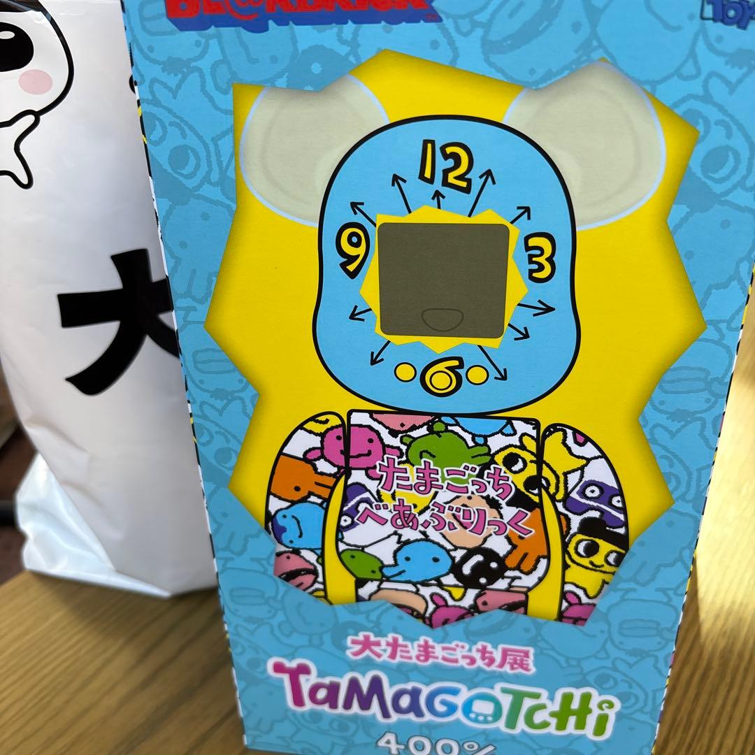 【新品】大たまごっち展 限定 たまごっち × ベアブリック 400％ フィギュア 30周年記念『大たまごっち展』開催記念！BE@RBRICKデザインの