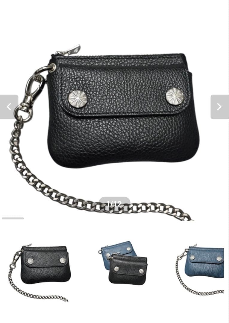 LOMEI Zipper Compact Wallet Black 即完売商品 - メルカリ