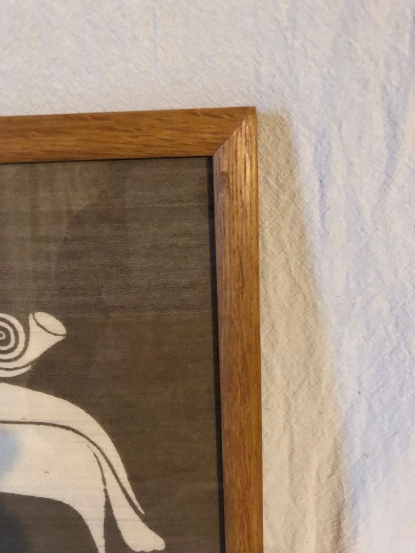 望月通陽 型染作品『愛の神よ』馬 人 楽器 家 管楽器