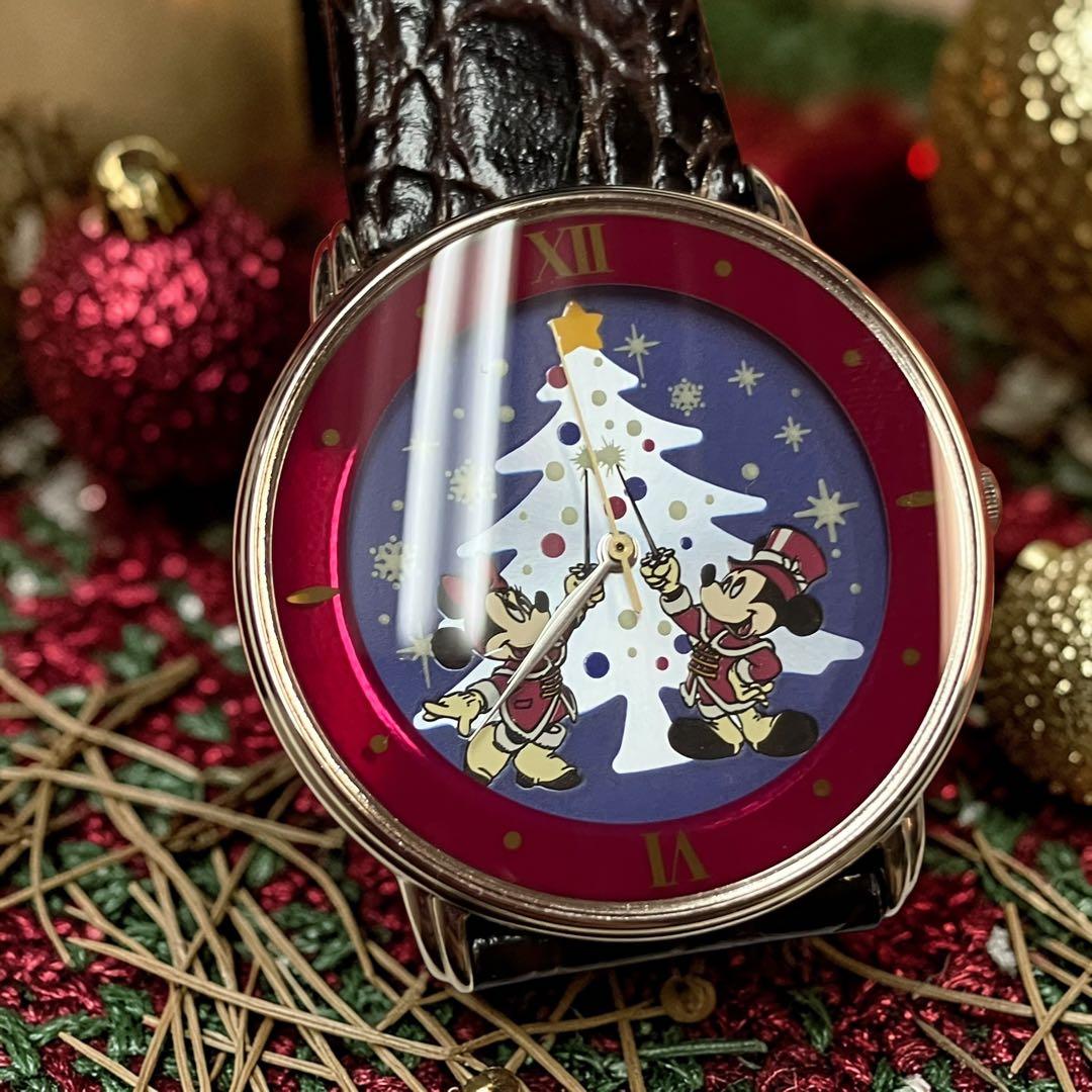 希少】ディズニーランド 1997年クリスマスファンタジー 腕時計