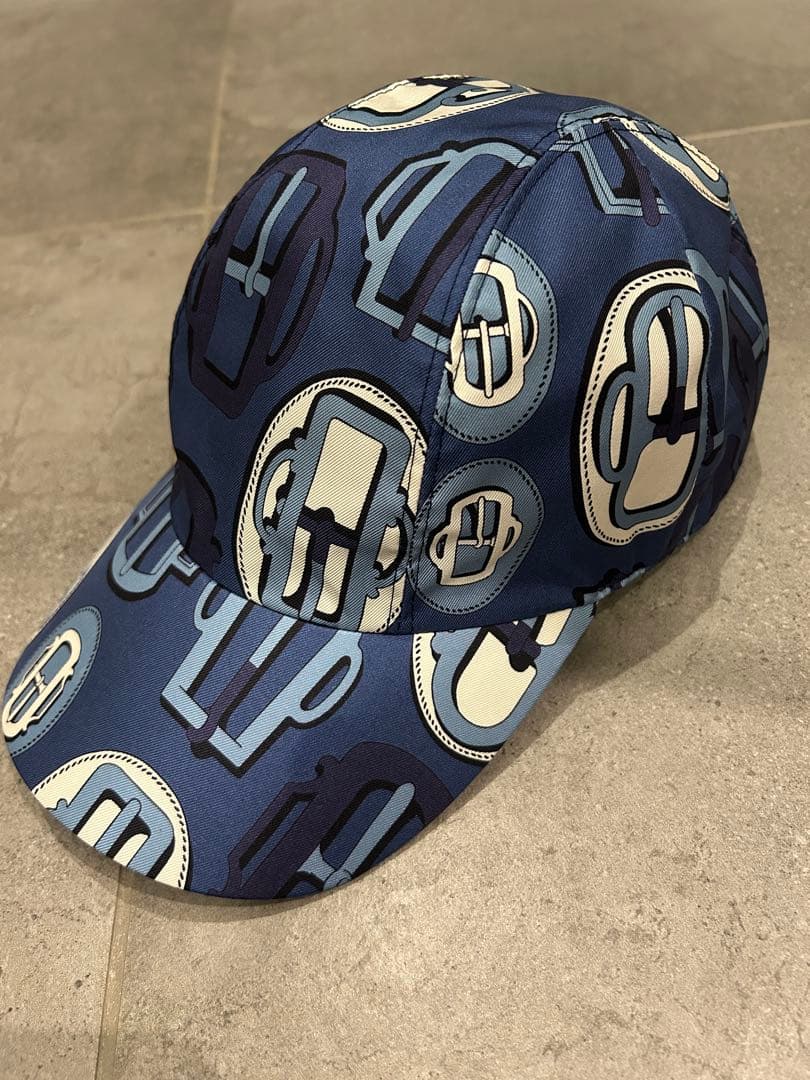 エルメス　HERMES キャスケット　シルク