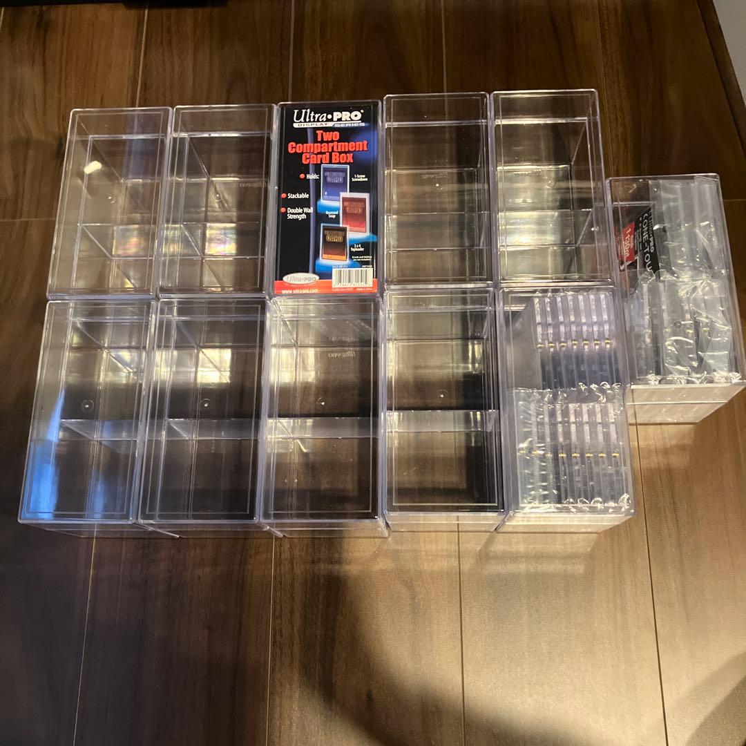 ウルトラプロ　2コンパートメント カードボックス　マグネットホルダー　まとめ売り ウルトラプロ 2コンパートメント カードボックス マグネットホルダー