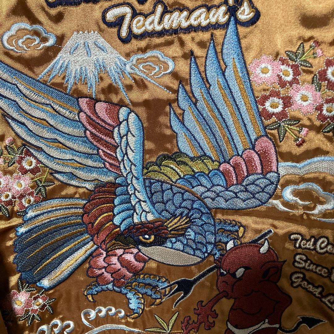 TEDCOMPANY・スカジャン・リバーシブル・別珍・40inc・ネイビー - メルカリ