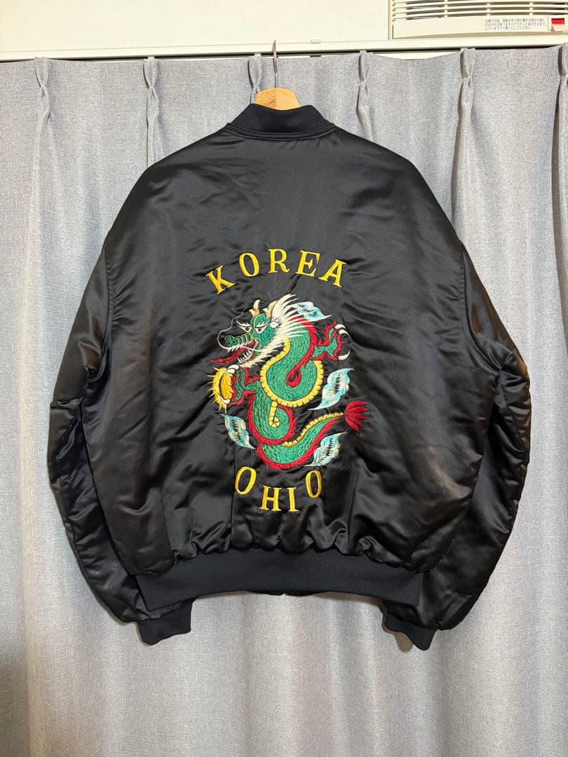 スカジャン・MA-1 ドラゴン刺繍 ボンバージャケット