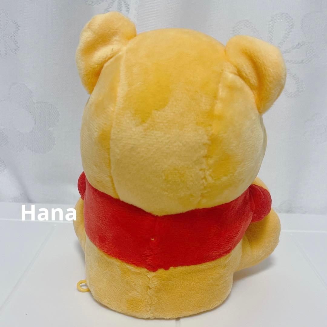 レア ディズニーストア 限定 プーさん ハート ぬいぐるみ 小物入れ お