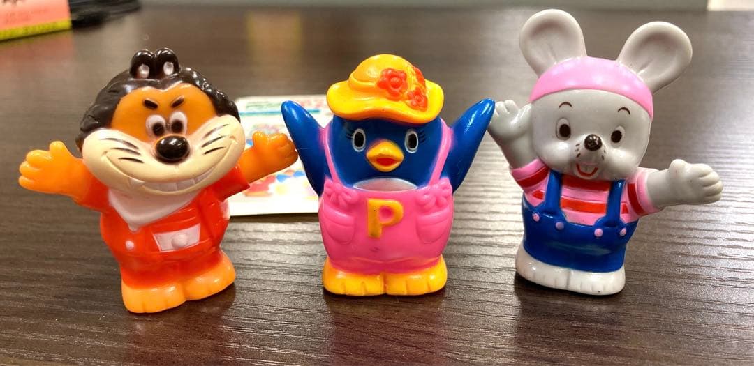 じゃじゃまる ぴっころ ぽろり 指人形 にこにこぷん 3個 セット おまけ
