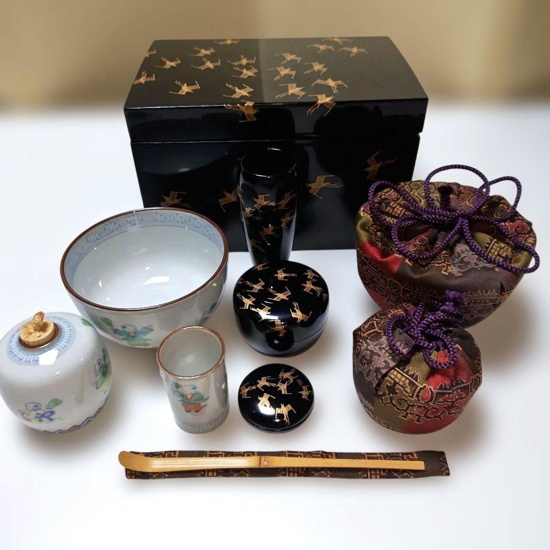 茶道具 輪島塗 千鳥蒔絵利休茶箱 蒔絵師 今田北仙 - メルカリ