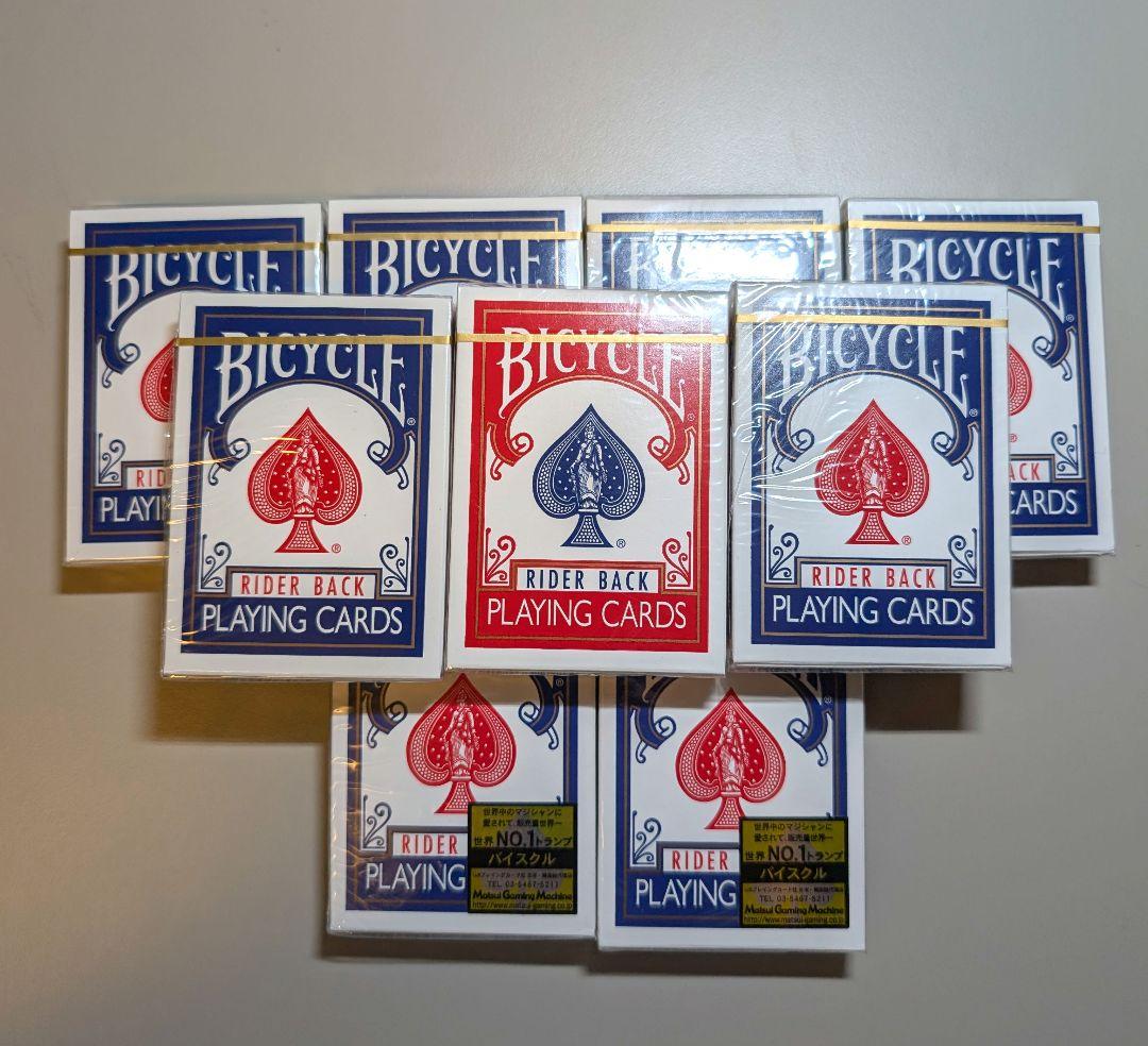 トランプ　オハイオ製　9個　ゴールドスタンダード　ライダーバック　OHIO 2026年最新】オハイオ製バイシクルの人気アイテム - メルカリ